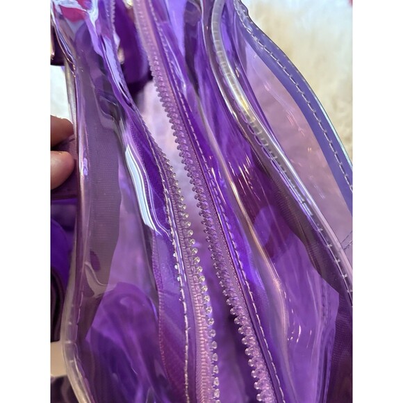 Kuromi Character Head Adult Clear Purple PVC “12 Mini 3D Backpack Zipper New main image 5